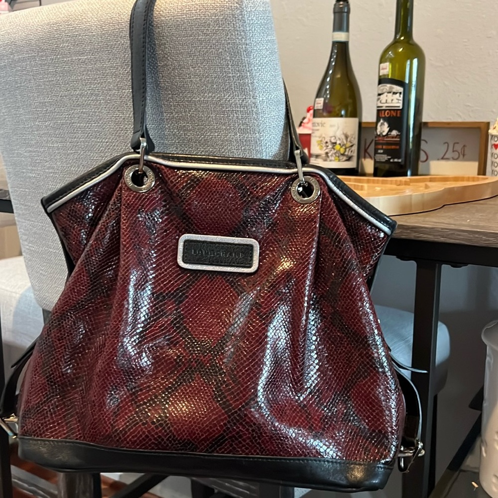 Beautiful Python Leather Longchamp Tote - image 1